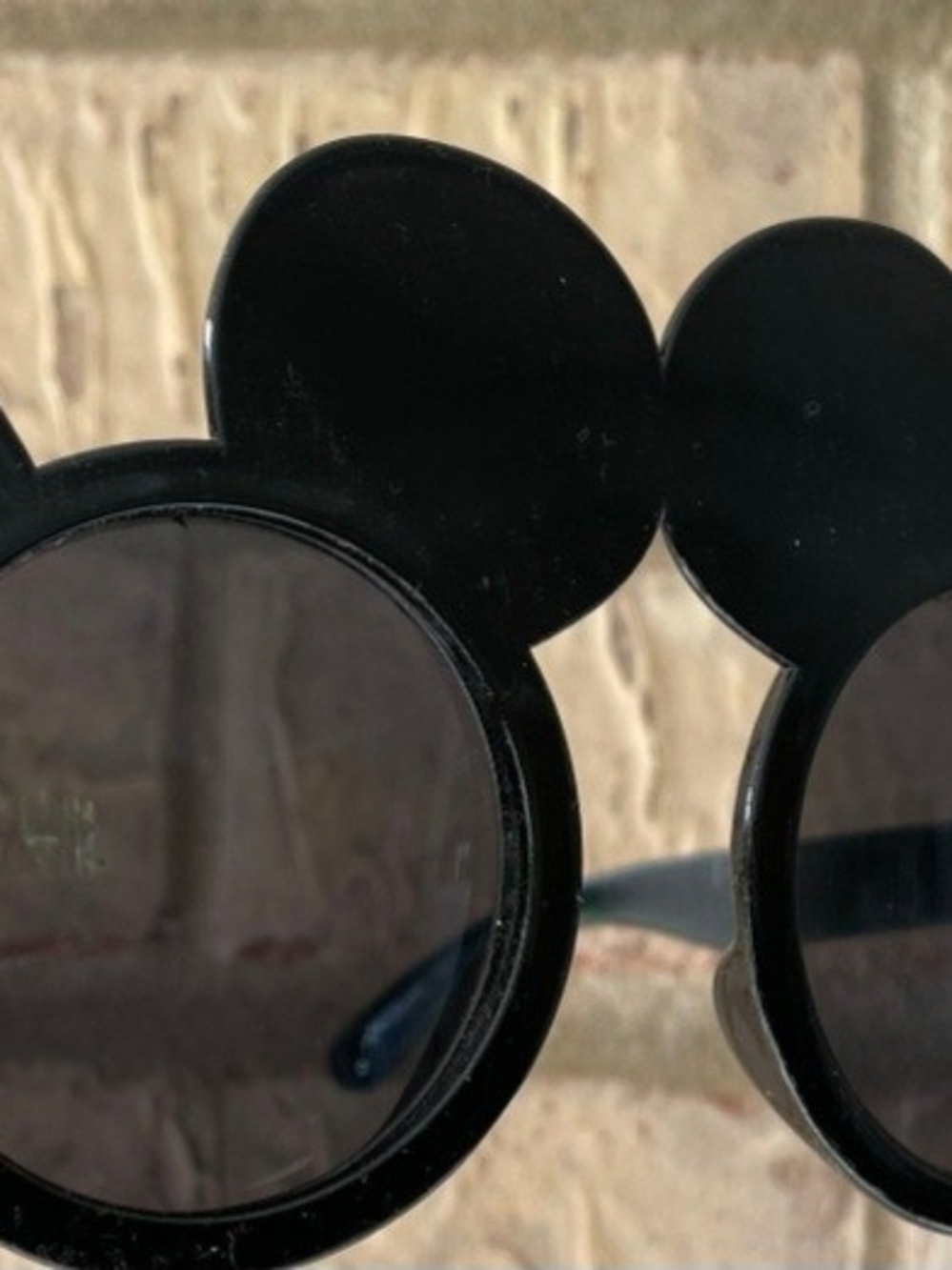 Black Novelty Mickey-Style Sunglasses - Picture 4 of 6